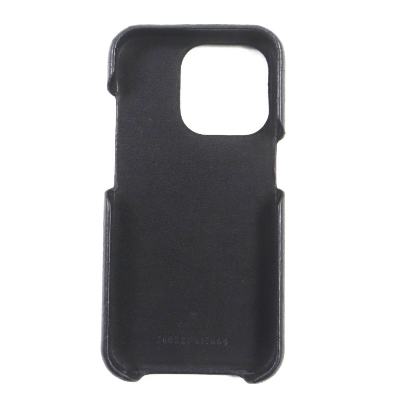 Gucci Jumbo GG Leather iPhone 15 Pro Case - Barde - Image 3
