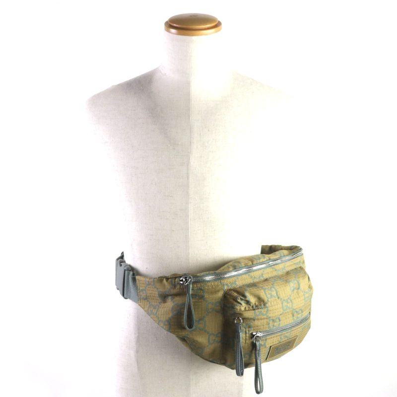 Gucci GG Ripstop Nylon Leather Belt Bag - Barde - Image 3