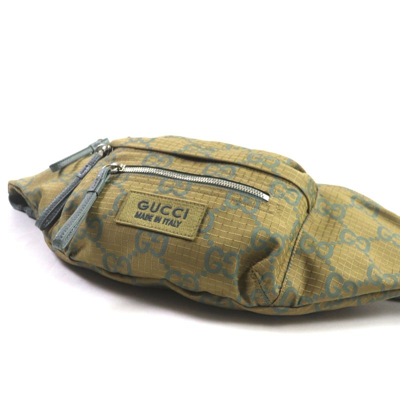 Gucci GG Ripstop Nylon Leather Belt Bag - Barde - Image 5