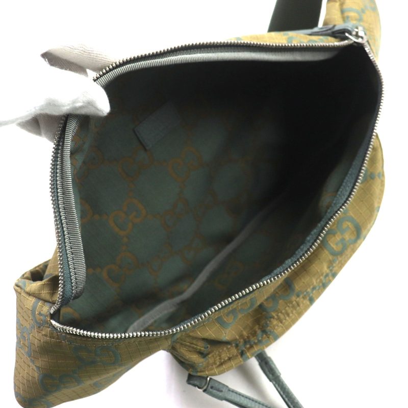 Gucci GG Ripstop Nylon Leather Belt Bag - Barde - Image 7