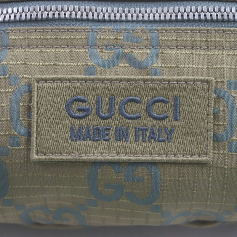 Gucci GG Ripstop Nylon Leather Belt Bag - Barde - Image 8