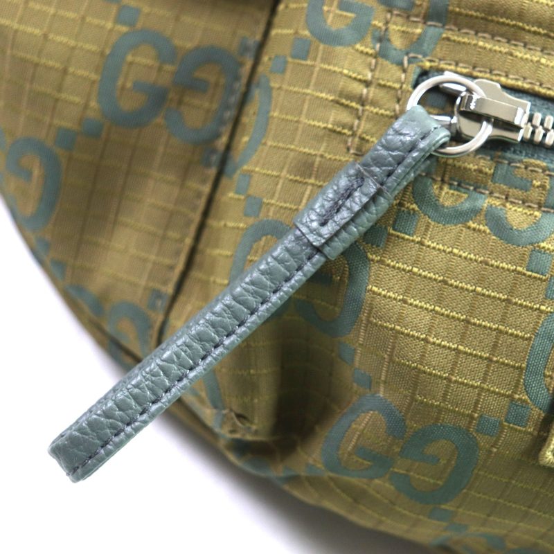 Gucci GG Ripstop Nylon Leather Belt Bag - Barde - Image 9