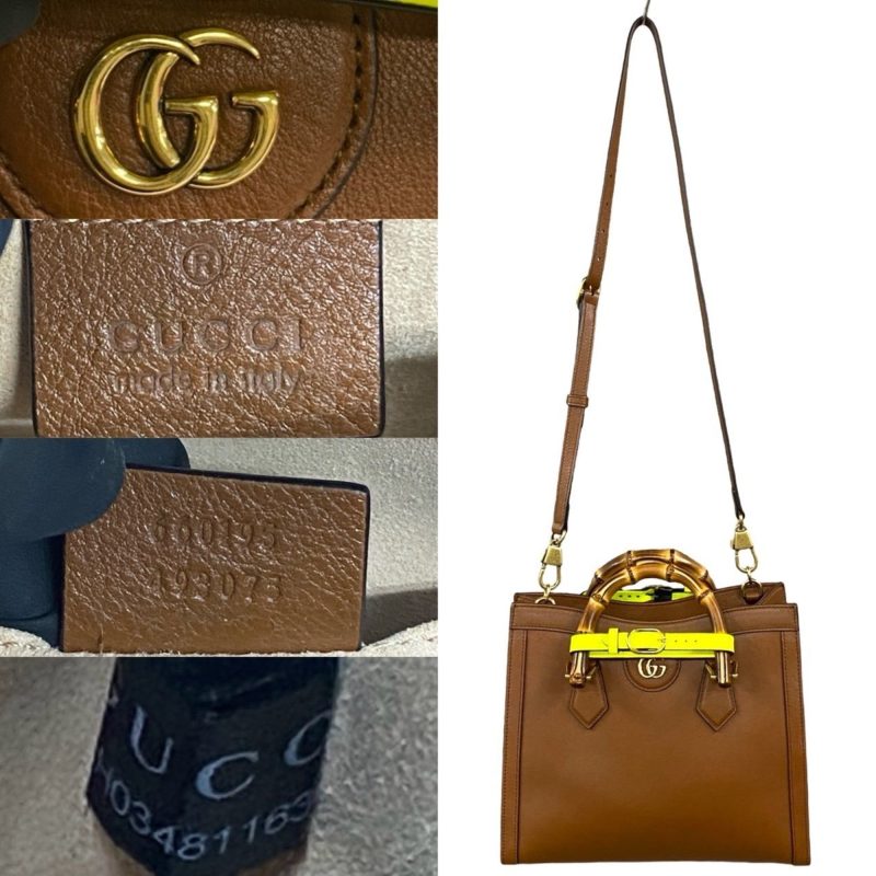Gucci  Leather Handbag Shoulder Bag Tote Bag (Pre-Owned) - Barde - Image 4