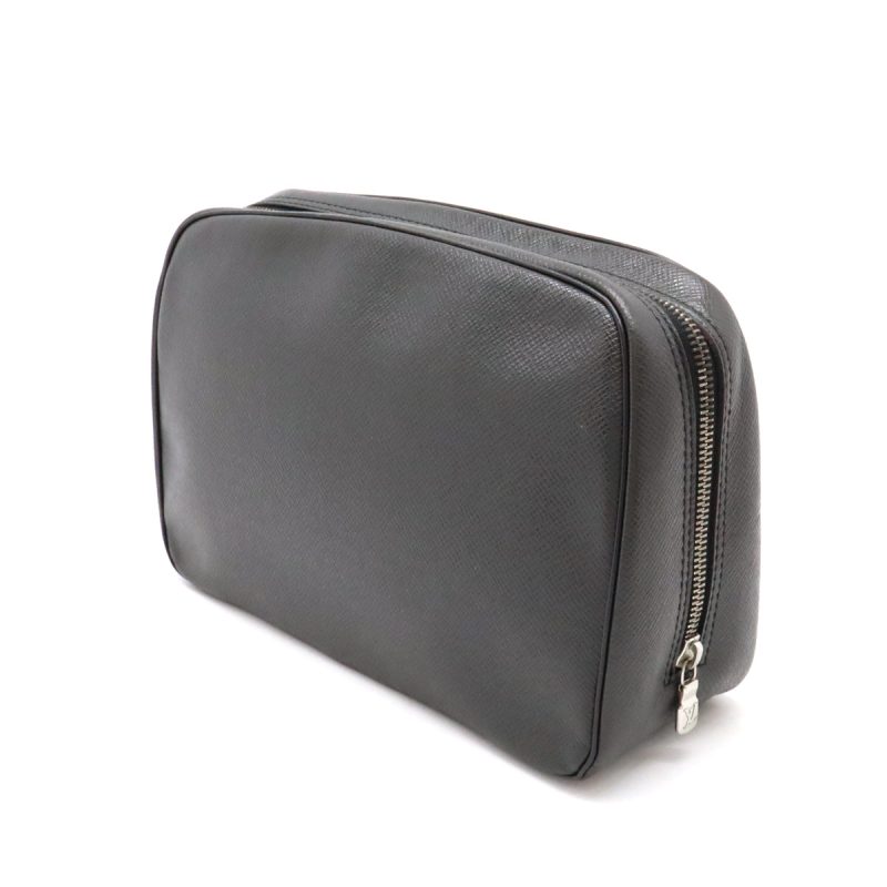 Louis Vuitton Taiga Leather Toiletry Pouch Black - Barde - Image 2