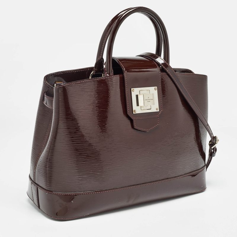 Louis Vuitton Plum Electric Epi Leather Mirabeau Gm Bag - Barde - Image 2