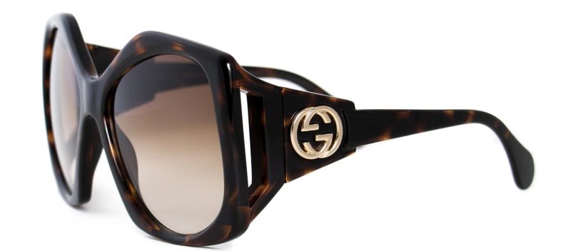 Gucci GG0875S W 002 Geometric Sunglasses - Barde - Image 2