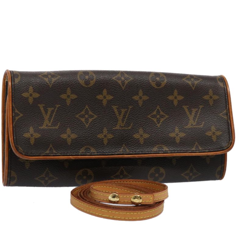 Louis Vuitton Pochette Twin  Canvas Shoulder Bag - Barde