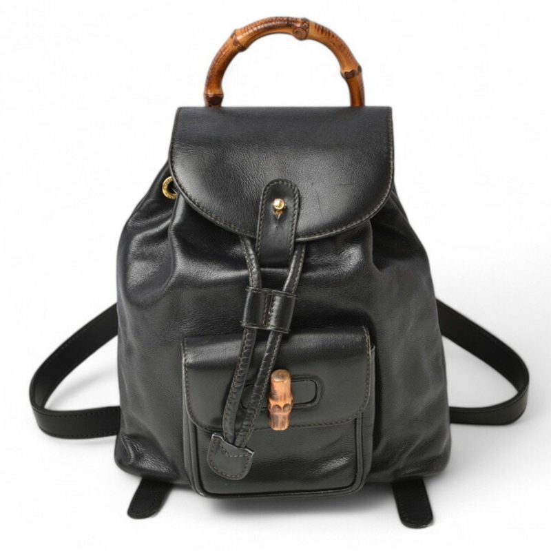 Gucci  Leather Backpack (Pre-Owned) - Barde