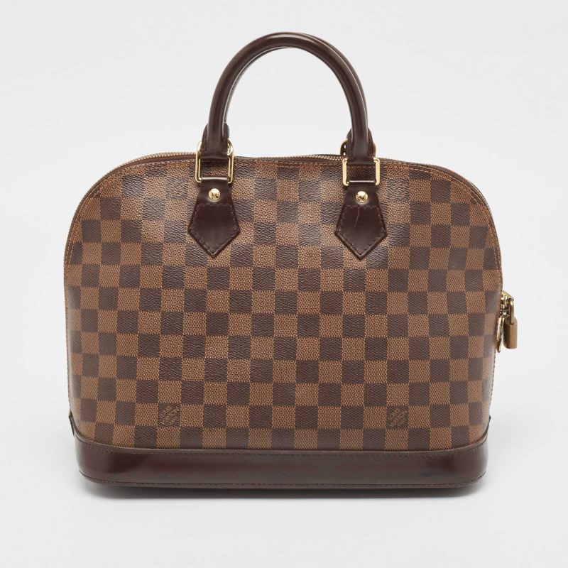 Louis Vuitton Damier Ebene Canvas Alma Pm Bag - Barde - Image 3