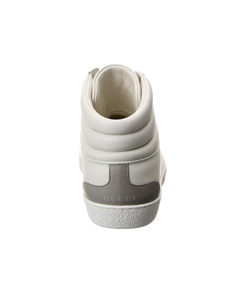 Gucci Ace Leather High-Top Sneaker - Barde - Image 3