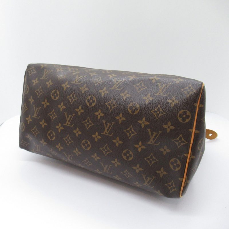 Louis Vuitton Speedy 35 Handbag Monogram Brown - Barde - Image 4