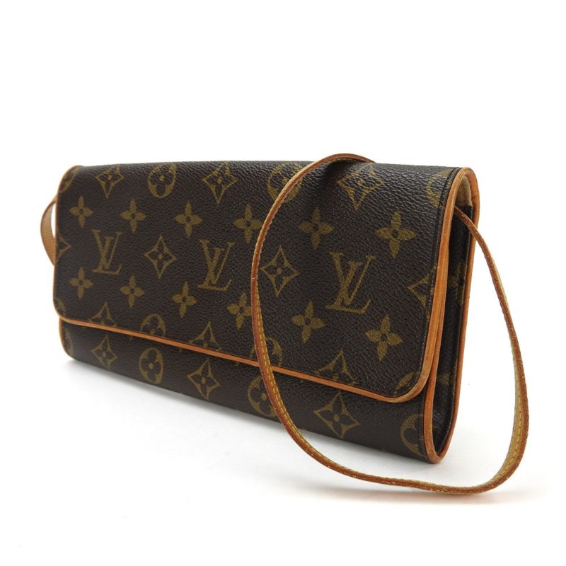 Louis Vuitton Pochette Twin  Canvas Clutch Bag - Barde - Image 4