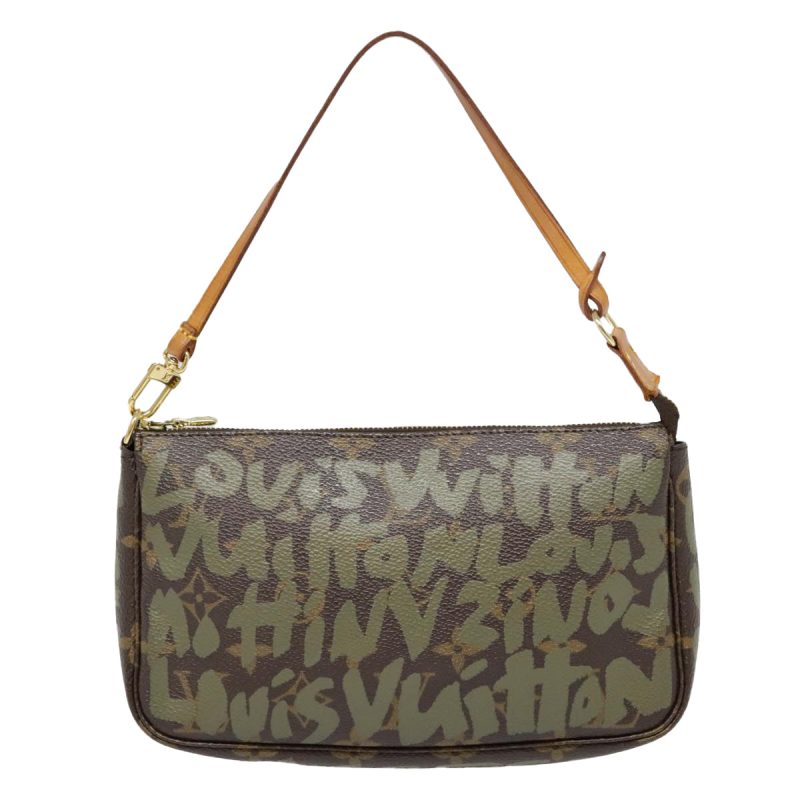 Louis Vuitton Pochette Accessoire  Canvas Clutch Bag - Barde