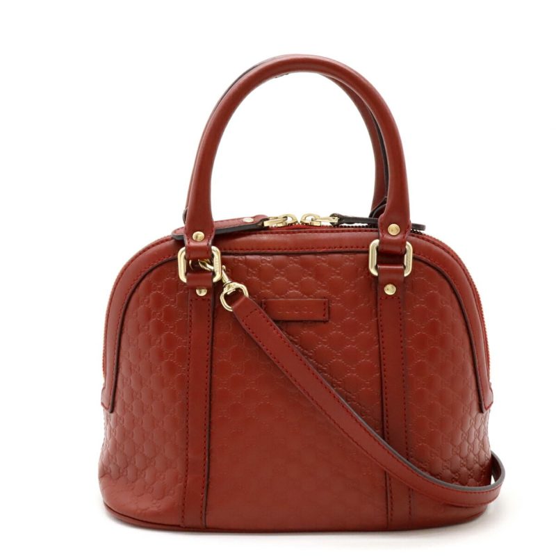 Gucci Microguccissima  Leather Handbag Shoulder Bag (Pre-Owned) - Barde - Image 2