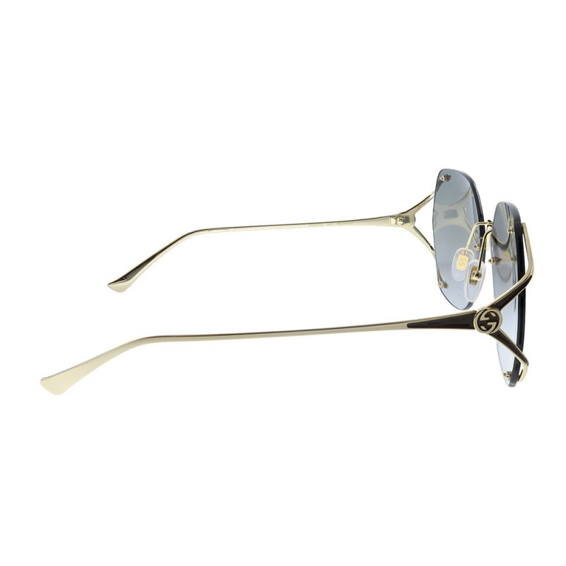 Gucci  GG 0651S 002 Womens Oval Sunglasses - Barde - Image 3