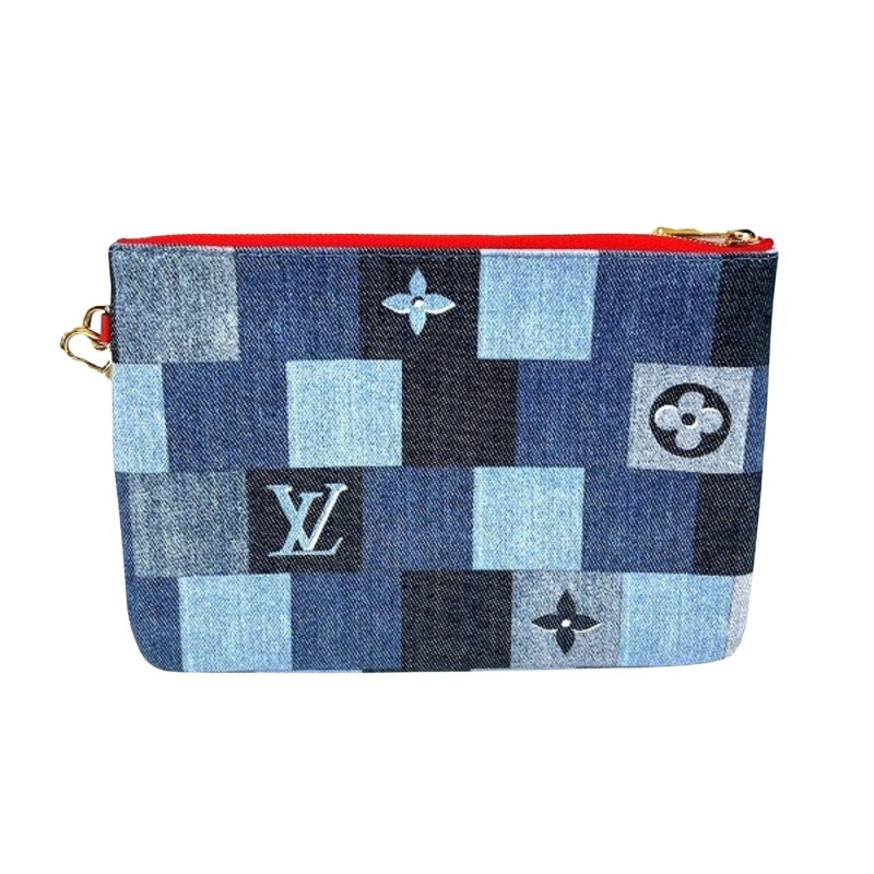 Louis Vuitton Pochette Neverfull   - Jeans Clutch Bag - Barde