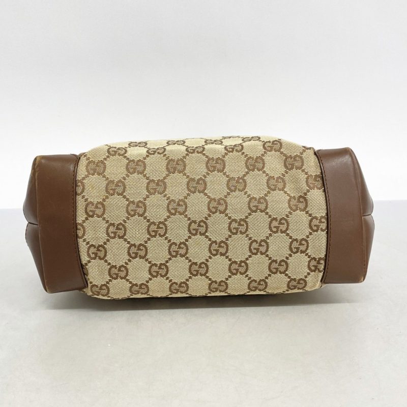 Gucci  Canvas Leather Tote Bag (Pre-Owned) - Barde - Image 3