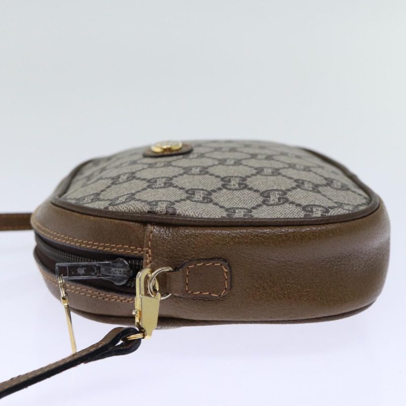 Gucci Gg Plus Canvas Shoulder Bag Pvc Beige - Barde - Image 3