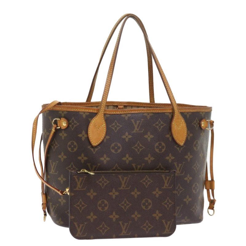 Louis Vuitton Neverfull Pm  Canvas Tote Bag - Barde