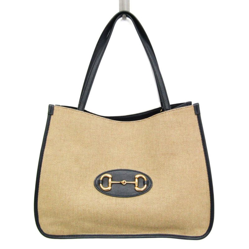 Gucci Horsebit  Canvas Tote Bag (Pre-Owned) - Barde
