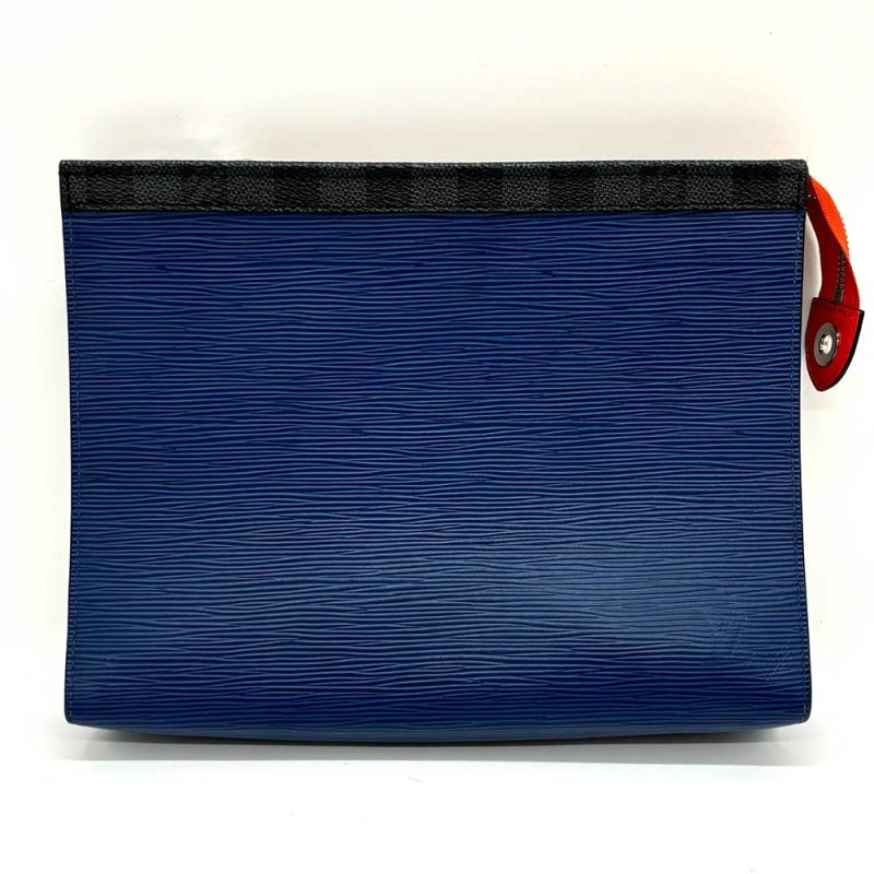 Louis Vuitton Pochette Voyage MM Clutch Navy - Barde