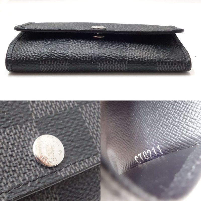 Louis Vuitton Damier Graphite Key Holder N62662 - Barde - Image 9