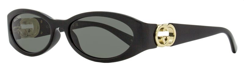Gucci Women's Hailey Sunglasses GG1660S 001 Black 54mm - Barde