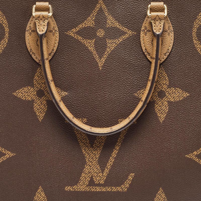 Louis Vuitton Reverse Monogram Giant Canvas Onthego Gm Bag - Barde - Image 4