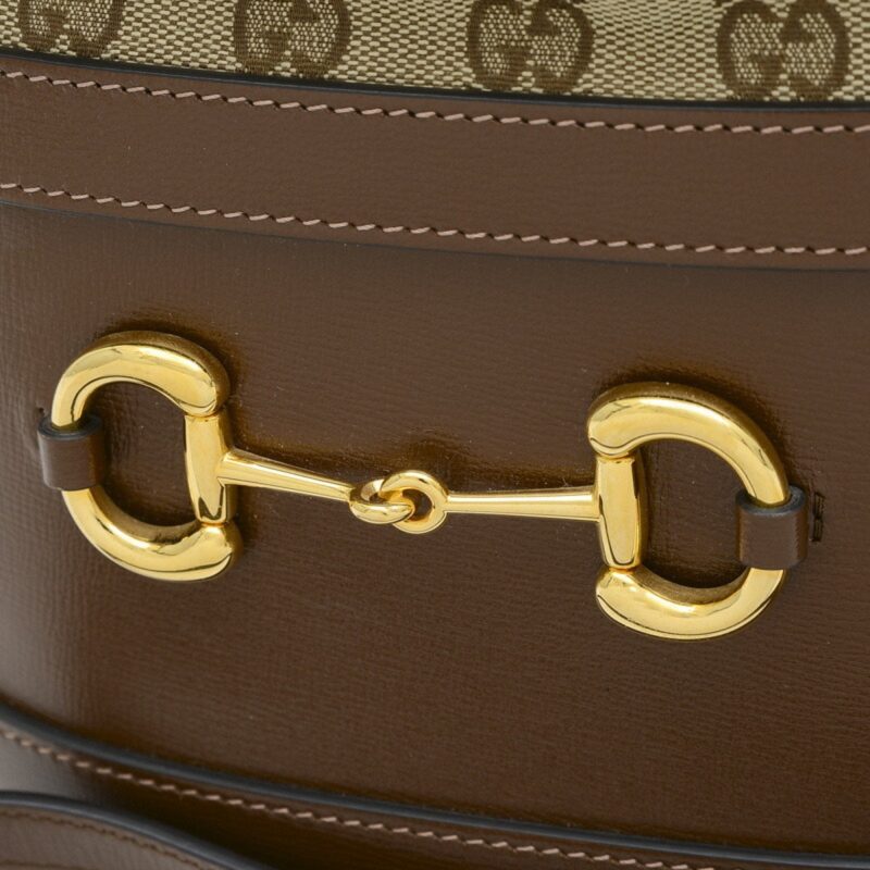 Gucci  Canvas Leather Shoulder Bag (Pre-Owned) - Barde - Image 3