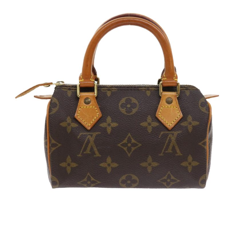 Louis Vuitton Nano Speedy  Canvas Handbag - Barde - Image 2