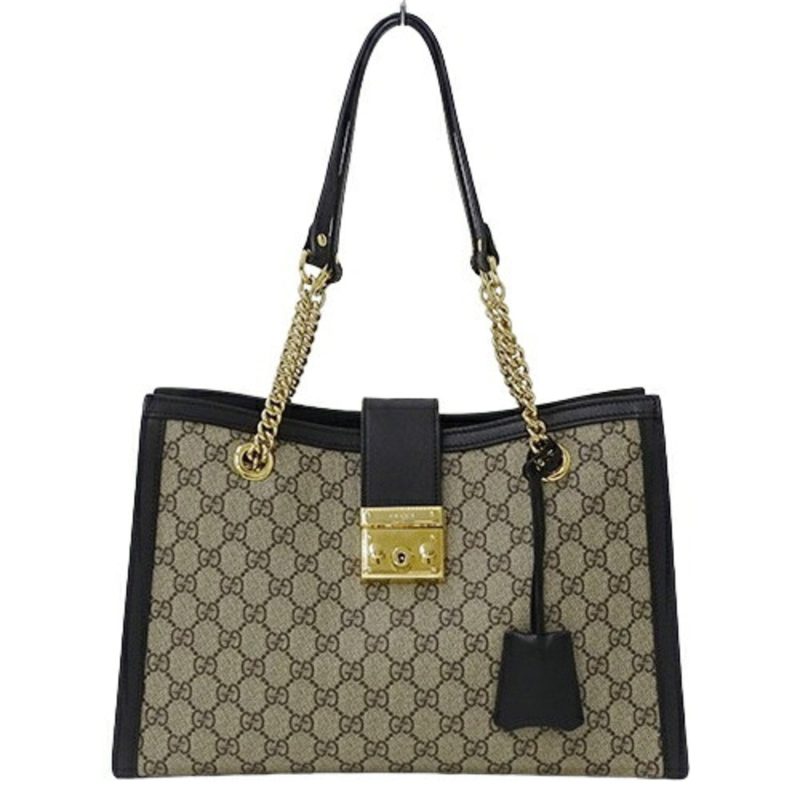 Gucci    Gg Supreme Shoulder Bag Tote Bag (Pre-Owned) - Barde