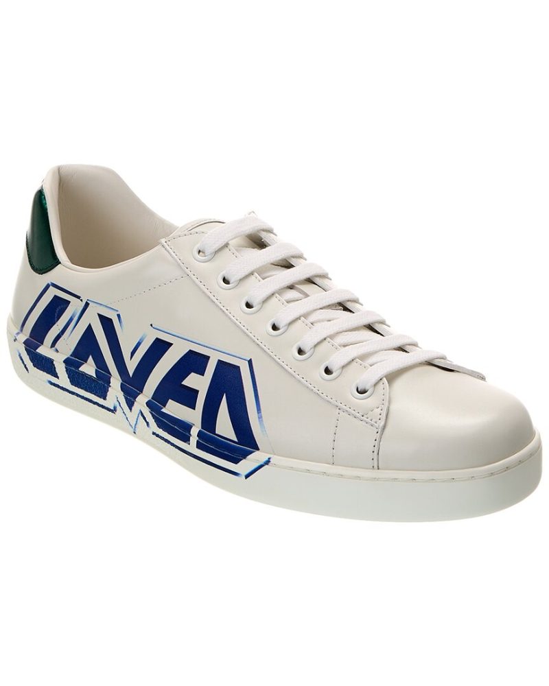 Gucci New Ace Loved Leather Sneaker - Barde