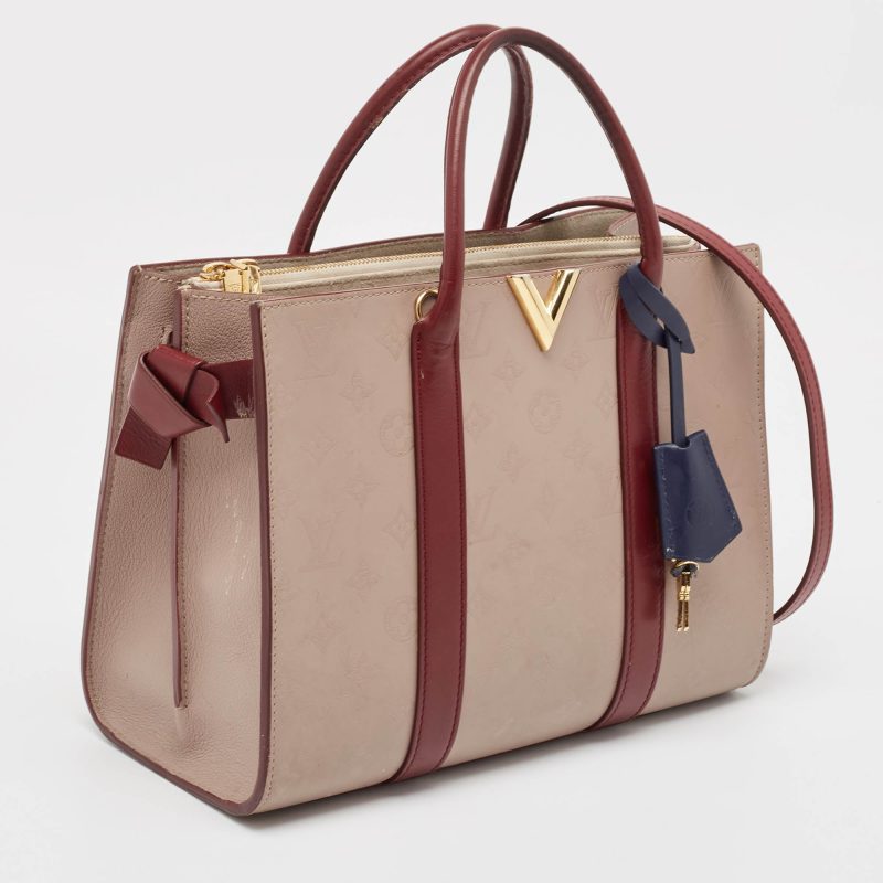 Louis Vuitton Red/plume Monogram Leather Very Mm Bag - Barde - Image 2
