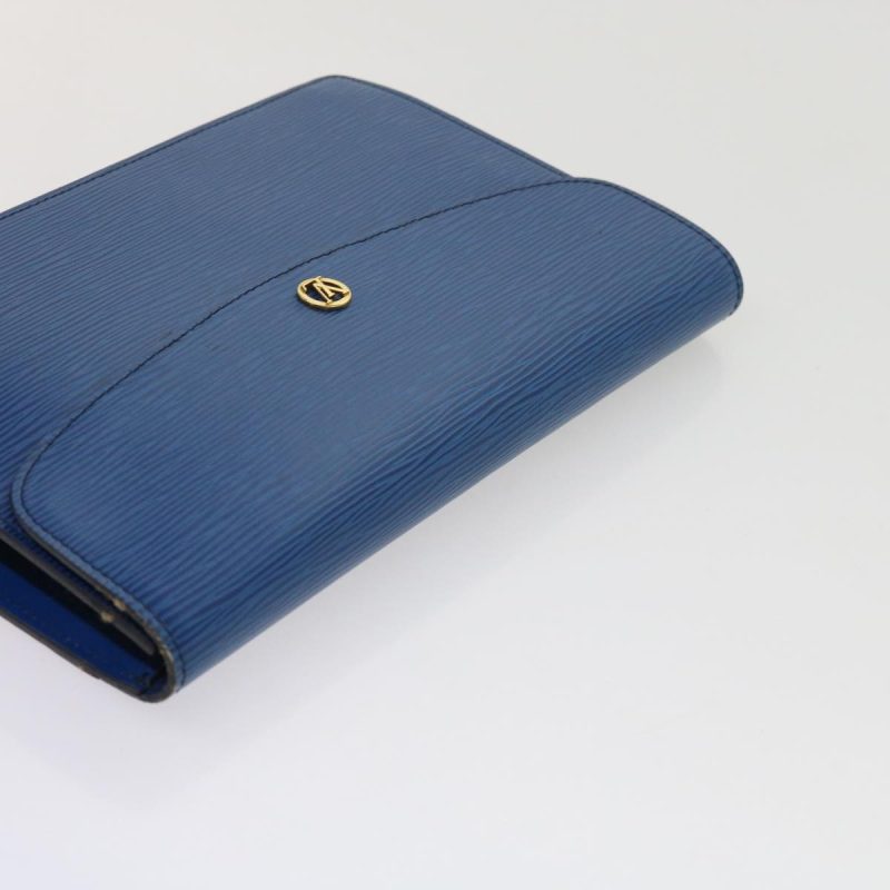 Louis Vuitton Montaigne  Leather Clutch Bag - Barde - Image 3
