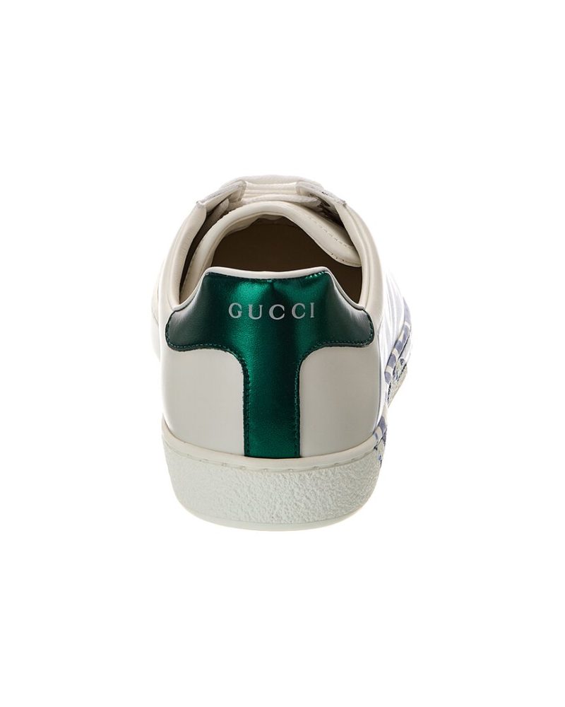 Gucci New Ace Loved Leather Sneaker - Barde - Image 3