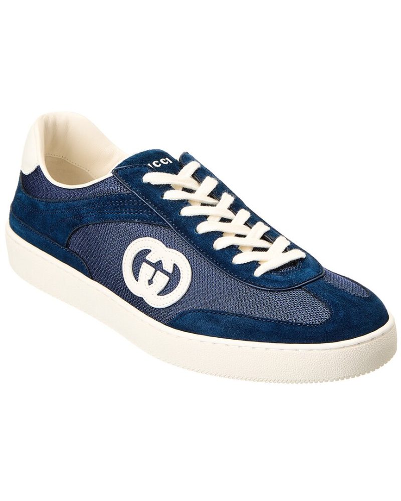 Gucci Mesh & Suede Sneaker - Barde