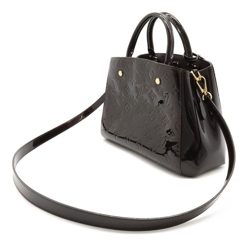 Louis Vuitton Montaigne BB Handbag Patent Leather - Barde - Image 2