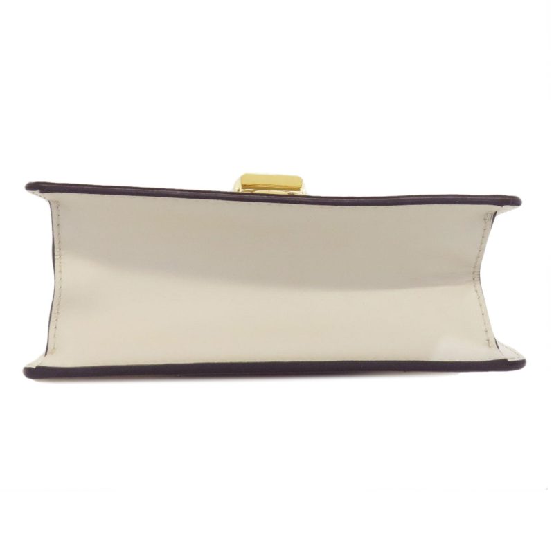 Gucci Navy  Color  Leather Shoulder Bag (Pre-Owned) - Barde - Image 4