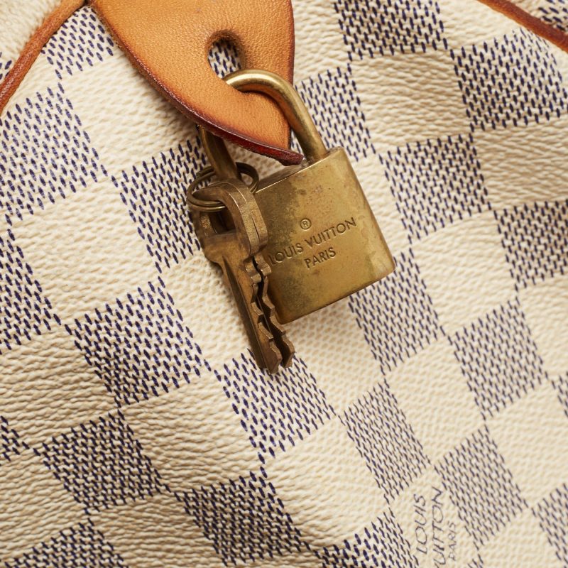 Louis Vuitton Damier Azure Canvas Speedy 30 Bag - Barde - Image 5