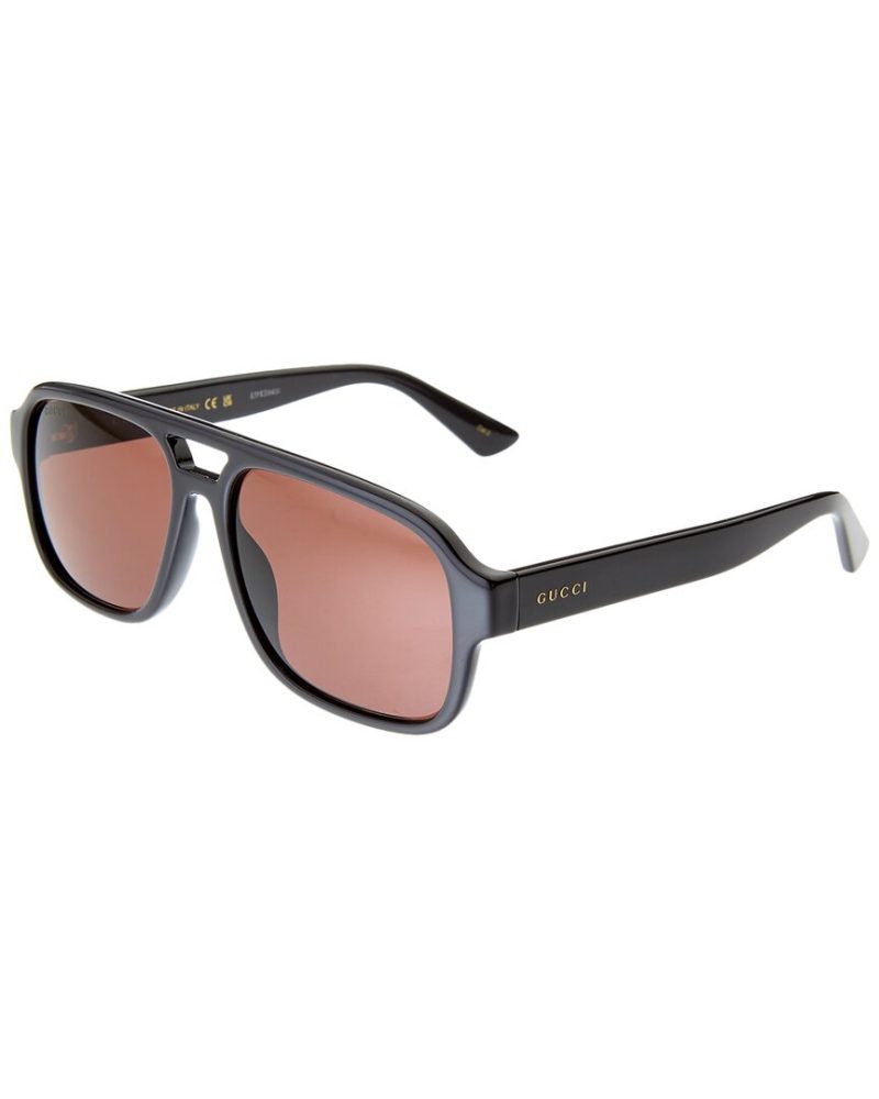 Gucci Men's GG1342S 59mm Polarized Sunglasses - Barde