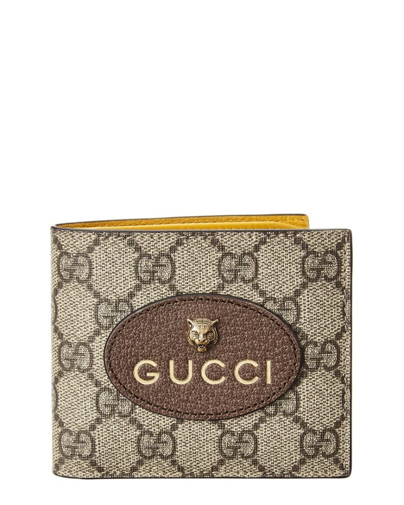 Gucci Neo Vintage Interlocking GG Supreme Leather Wallet - Barde
