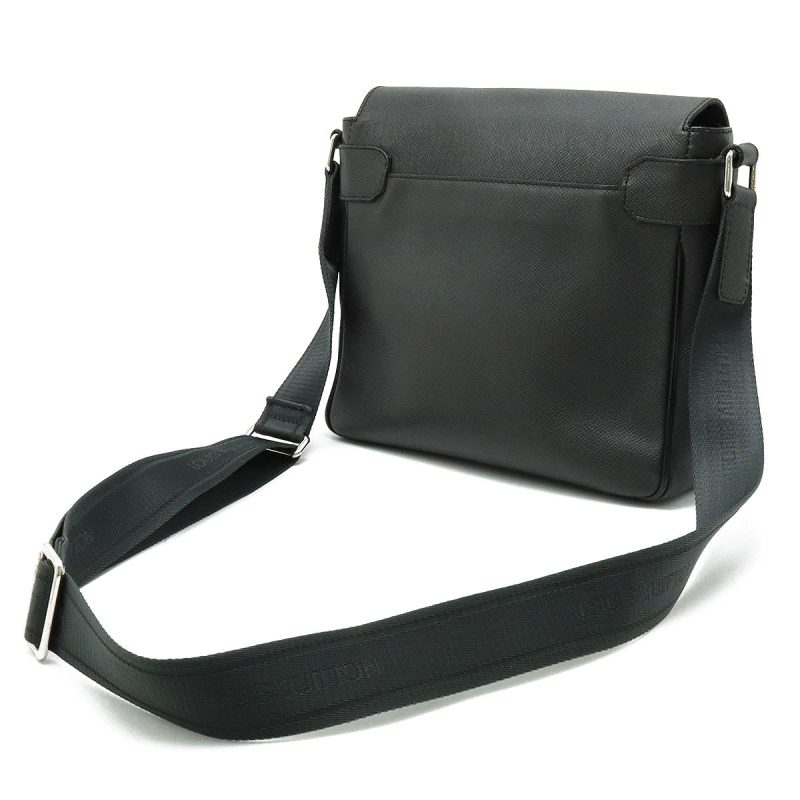 Louis Vuitton Taiga Roman PM Shoulder Bag Black - Barde - Image 2