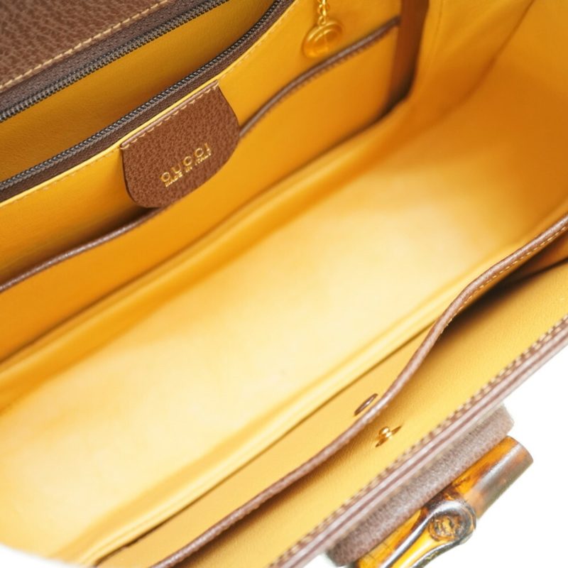 Gucci  Leather Handbag (Pre-Owned) - Barde - Image 6