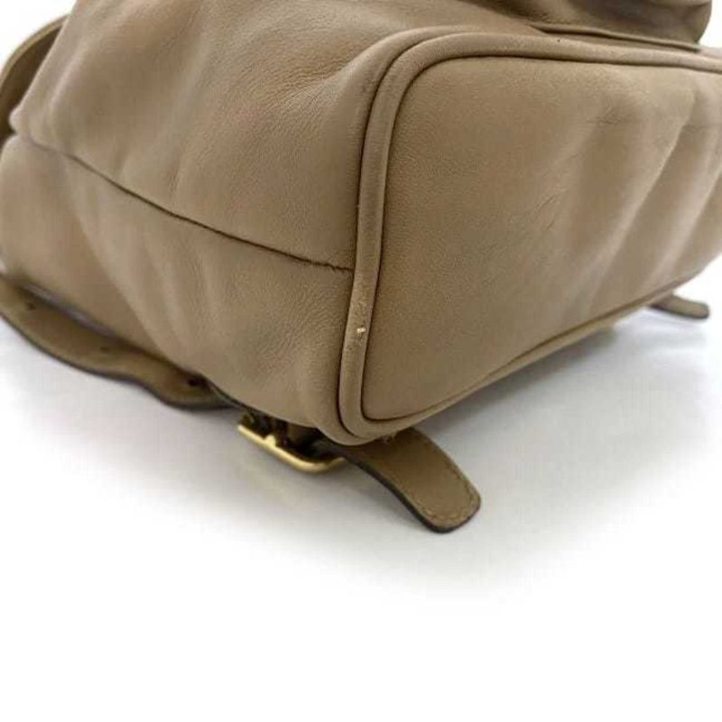 Gucci  Leather Bamboo Backpack (Pre-Owned) - Barde - Image 5