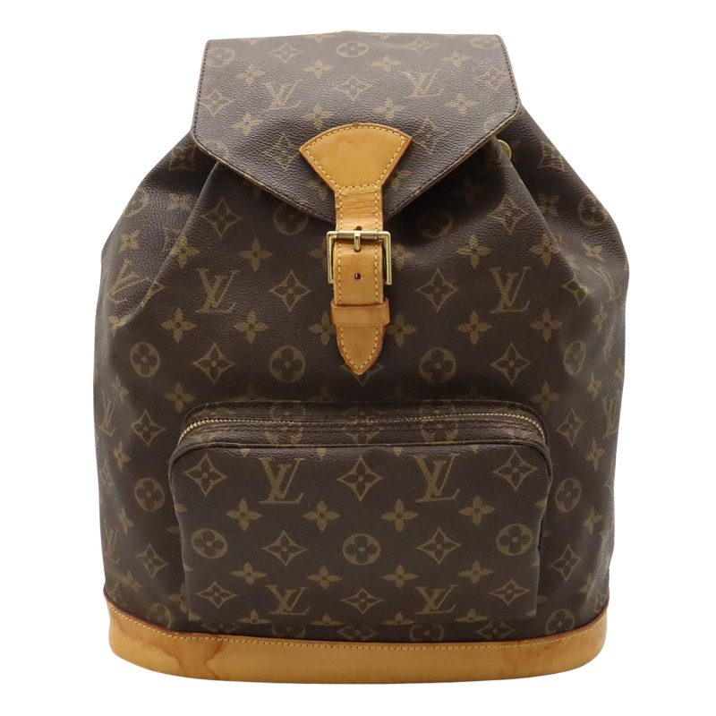 Louis Vuitton Montsouris Gm  Canvas Backpack Bag - Barde