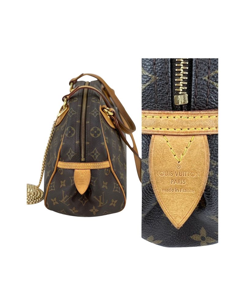 LOUIS VUITTON MONTORGUEIL PM  Monogram Canvas Shoulder Hand Bag Added Strap Pre owned - Barde - Image 2