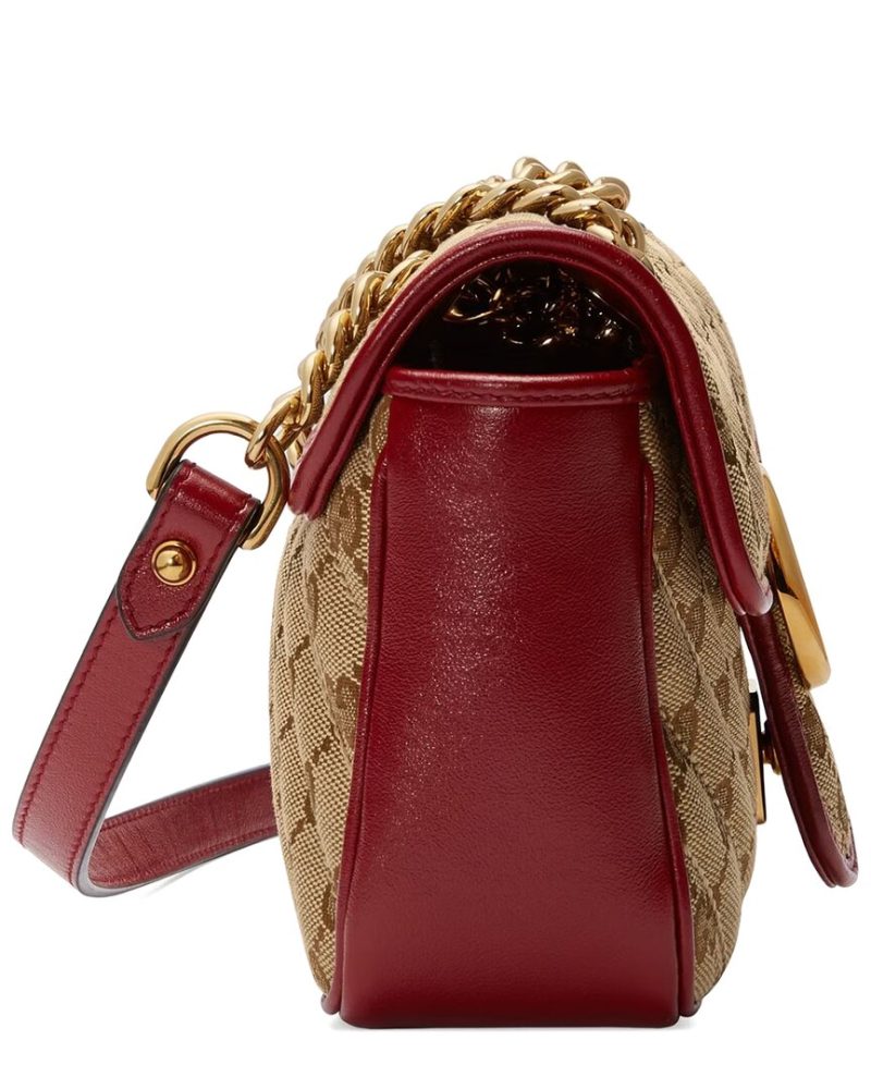 Gucci Marmont Mini GG Canvas & Leather Shoulder Bag - Barde - Image 3