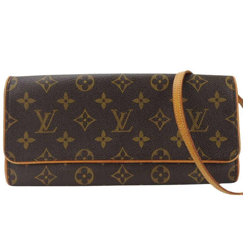 Louis Vuitton Pochette Twin  Canvas Clutch Bag - Barde