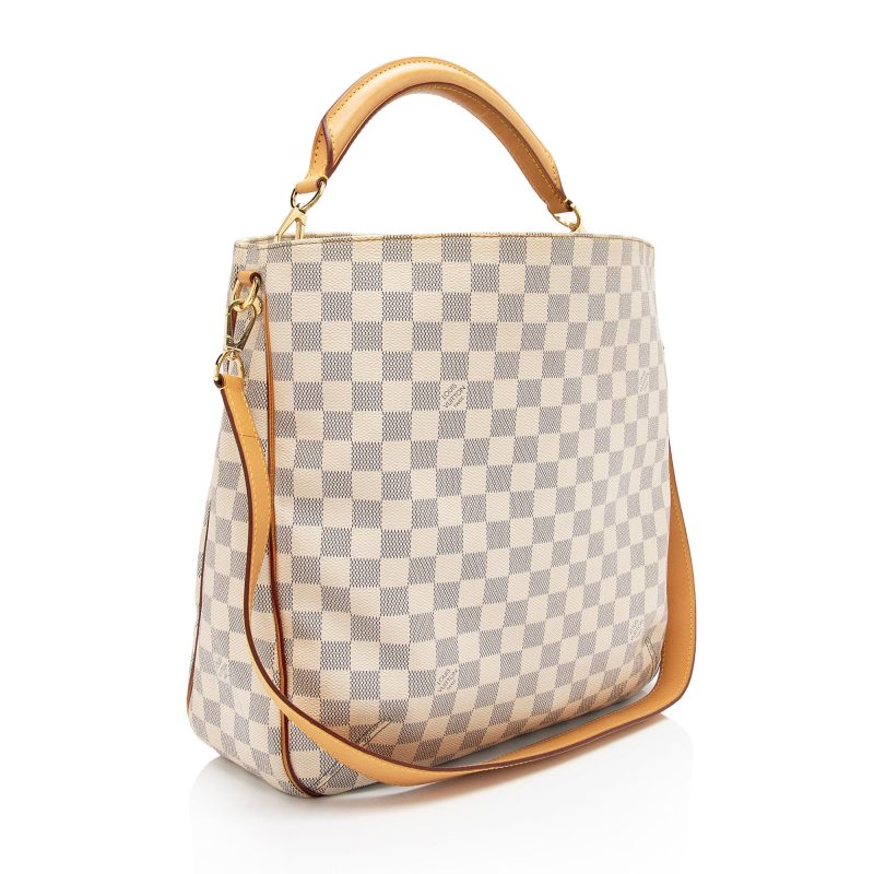 Louis Vuitton Damier Azur Soffi Shoulder Bag - Barde - Image 2