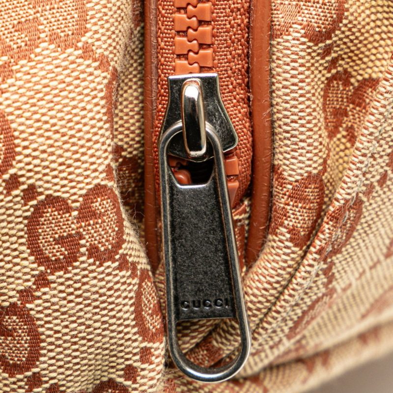 Gucci  Canvas Leather Backpack Sling Bag (Pre-Owned) - Barde - Image 6